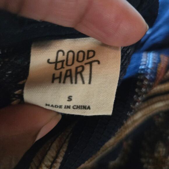 Matilda Jane Good Hart Boho Western Yellowstone Geo Print Smocked Midi Dress S - Picture 9 of 12